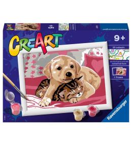 CreArt dla dzieci: Piesek z kotkiem