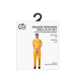 Strój Pomarańczowy więzień rozm. uniw.