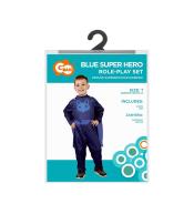 Strój superbohater niebieski rozm. 98-104cm