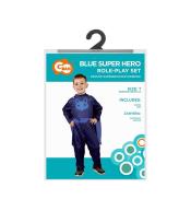 Strój superbohater niebieski rozm. 98-104cm