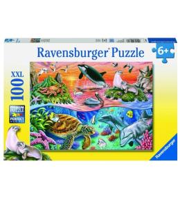 Puzzle 100 Wzburzony ocean XXL
