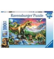 Puzzle 100 Epoka Dinozaurów