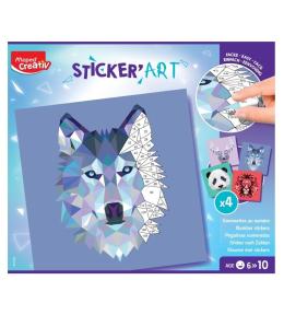 Przyklejanie po numerach Sticker Art CREATIV