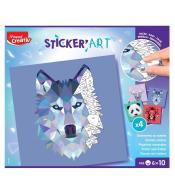 Przyklejanie po numerach Sticker Art CREATIV