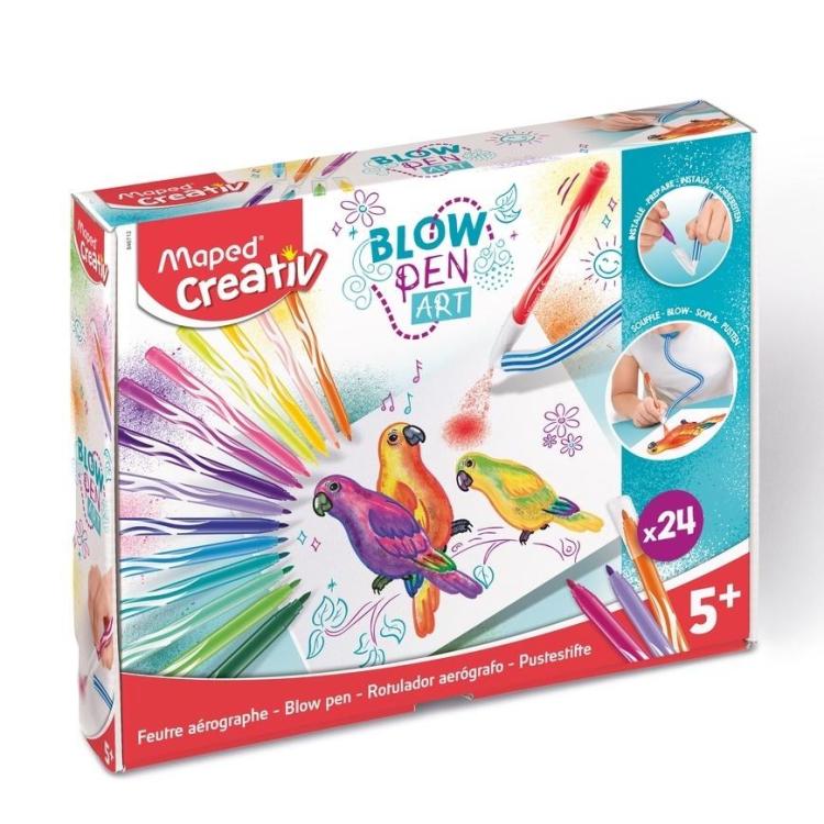 Flamastry dmuchane 24 kolory MAPED CREATIV