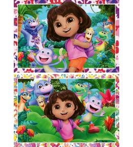 Puzzle dla dzieci 2D: Dora 2x24el