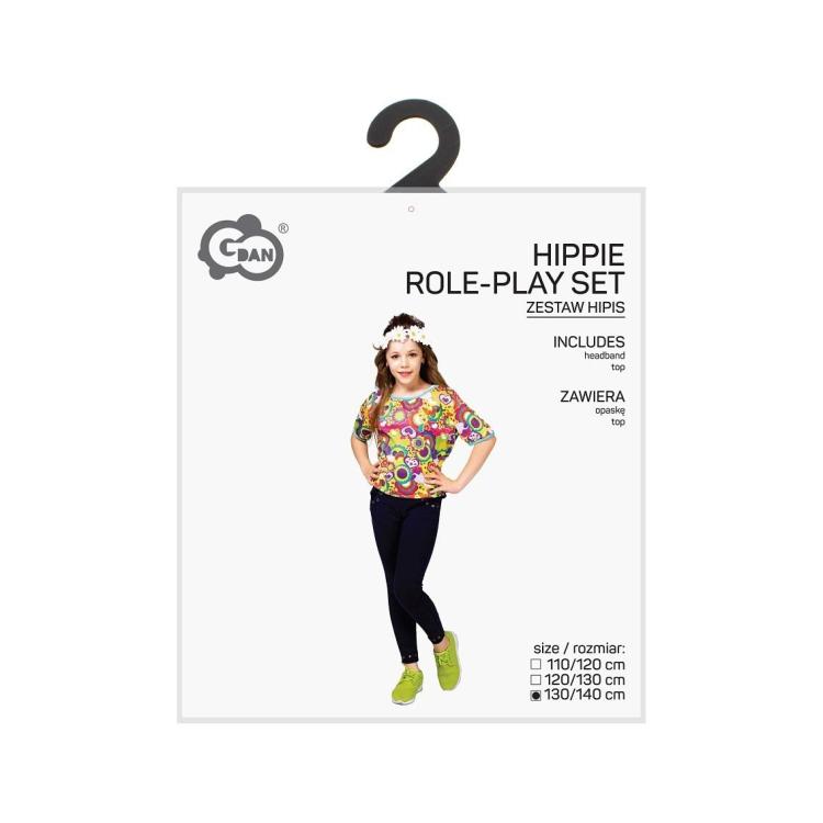 Strój dla dzieci Hipis rozm. 130/140cm