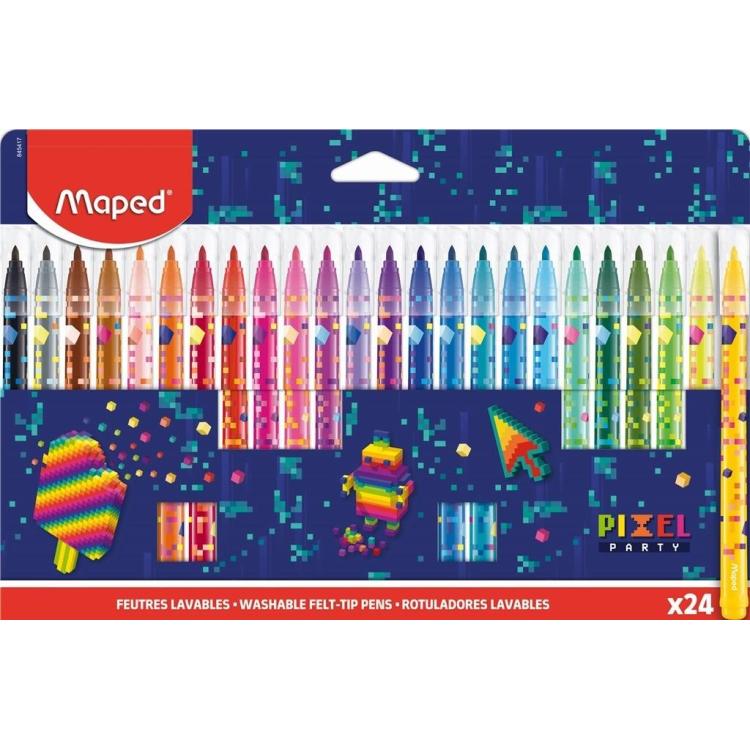 Flamastry Pixel 24szt MAPED