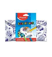 Piórnik Colorpeps do pokolorowoania + akcesoria