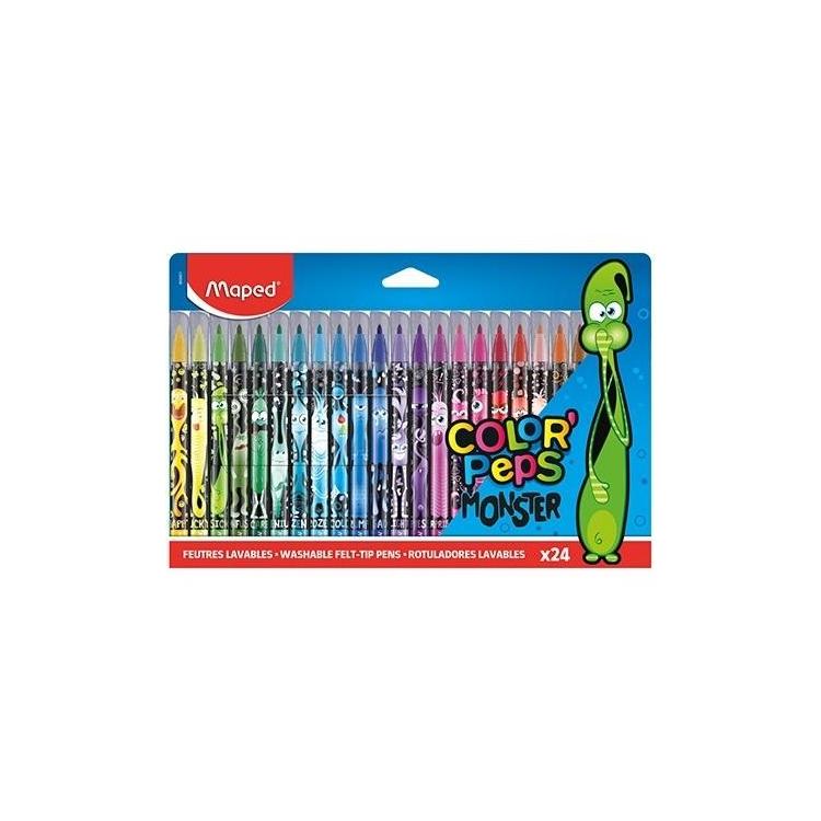Flamastry Colorpeps Monster 24 kolory