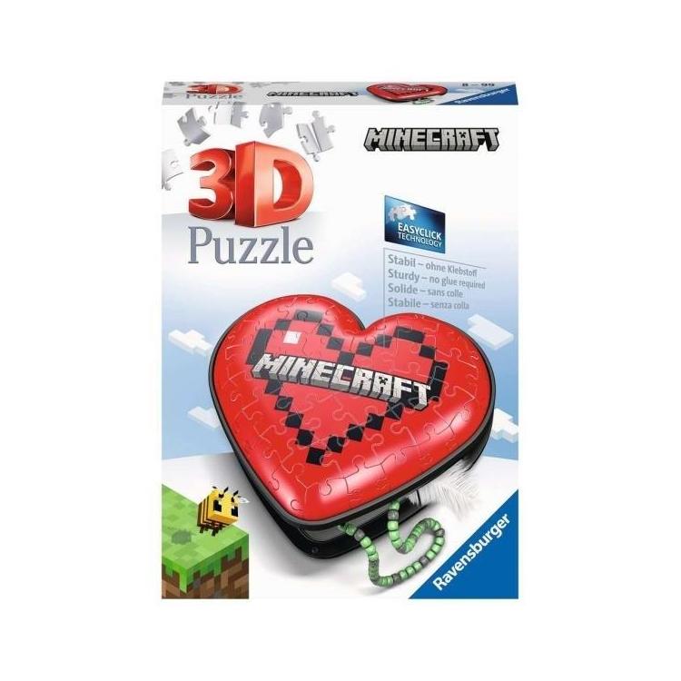 Puzzle 3D 54 Serce Minecraft