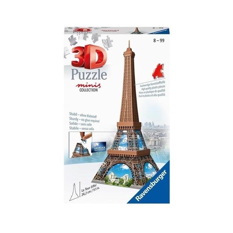 Puzzle 3D 54 Mini budynki: Wieża Eiffel