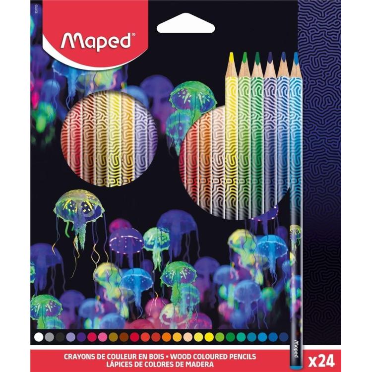 Kredki Deepsea 24szt MAPED