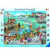 Puzzle w ramce 24 Dzień w porcie
