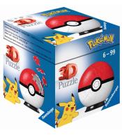 Puzzle 3D 54 Kula Pokemon czerwona
