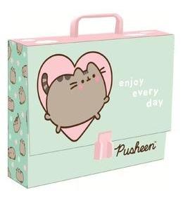 Teczka z rączką A4 XL Pusheen mint
