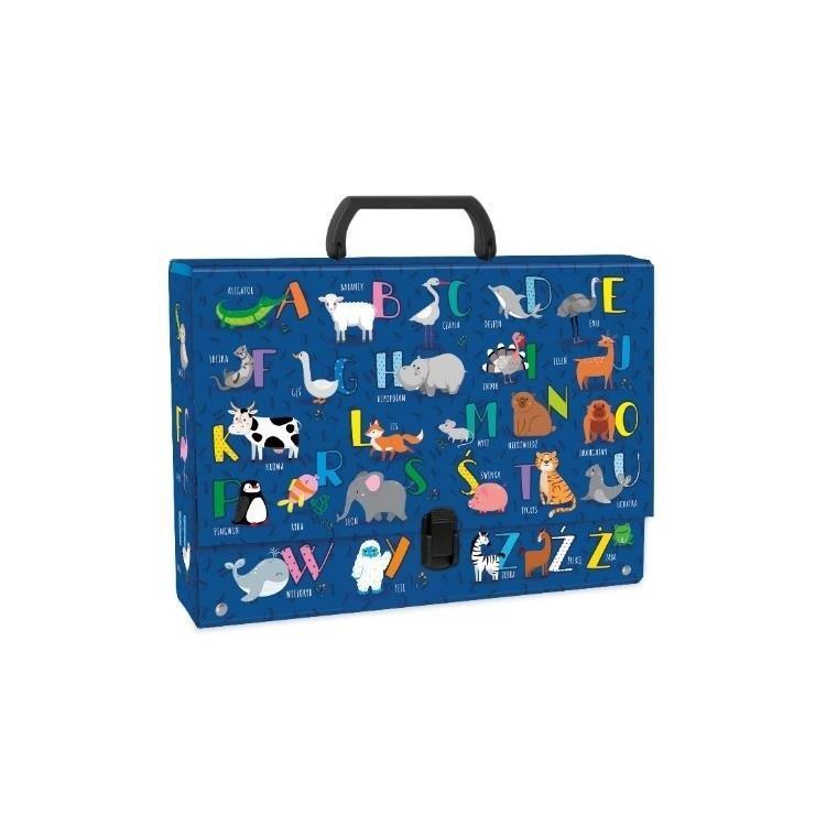 Teczka z rączką gruba Alfabet DERFORM