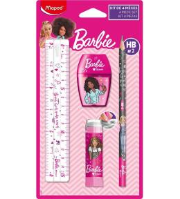 Zestaw art. szkolnych Barbie 4el MAPED
