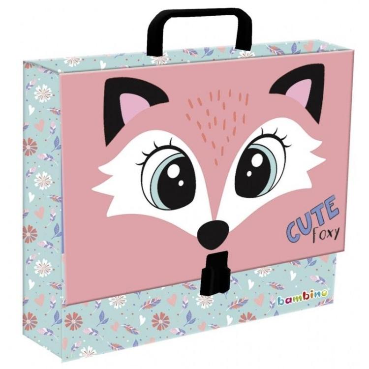 Teczka z rączką A4 XL Fox BAMBINO