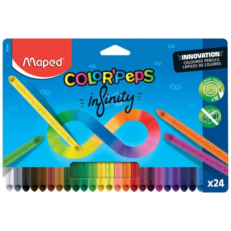 Kredki grafitowe Infinity 24 kolory