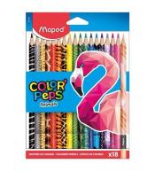 Kredki Colorpeps Animals 18 kolorów MAPED
