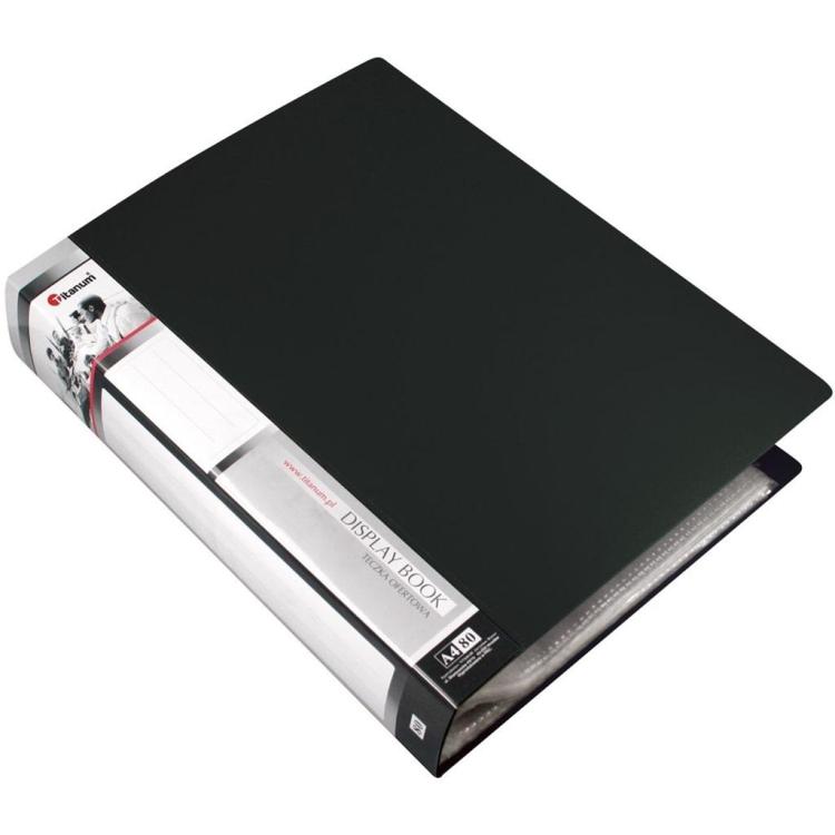 Teczka ofertowa A4 80 koszulek czarna