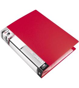 Teczka ofertowa A4 80 koszulek czerwona