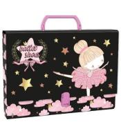 Teczka z rączką gruba Baletnica 12 DERFORM