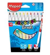 Flamastry Colorpeps Brush 10 kolorów