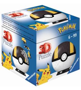 Puzzle 3D 54 Kula Pokemon czarna