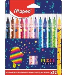 Flamastry Pixel 12szt MAPED