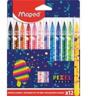 Flamastry Pixel 12szt MAPED