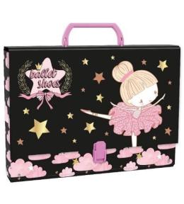 Teczka twarda z rączką Baletnica 12 DERFORM