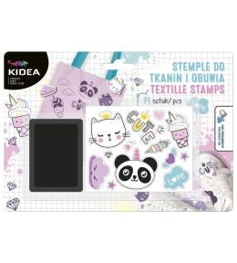 Zestaw stempli do dekoracji tkanin i obuwia KIDEA