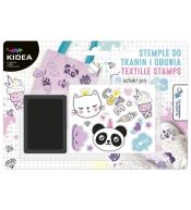 Zestaw stempli do dekoracji tkanin i obuwia KIDEA