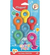 Kredki Baby Colorpeps Early Age blister 6szt