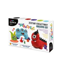 Zestaw Potwory glina samoutwardzalna KIDEA