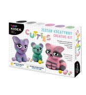 Zestaw Misie glina samoutwardzalna KIDEA