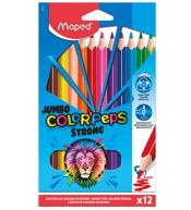 Kredki Colorpeps Strong Jumbo 12 kolorów