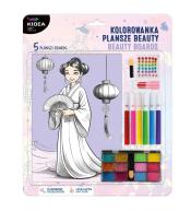 Kolorowanka plansze beauty Kidea KIDEA