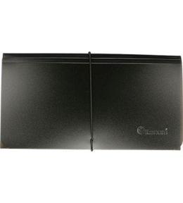 Teczka segregująca DL 13 przegródek czarna