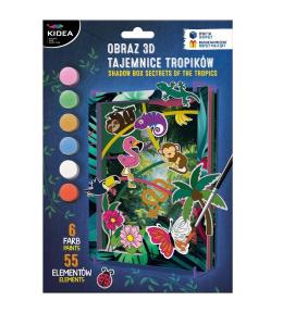 Obraz 3D tajemnice tropików KIDEA