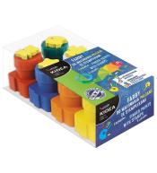 Farby do malowania palcami ze stemplami 8szt KIDEA