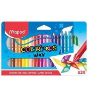 Kredki Colorpeps świecowe 24 kolory MAPED