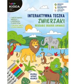 Teczka interaktywna zwierzaki KIDEA