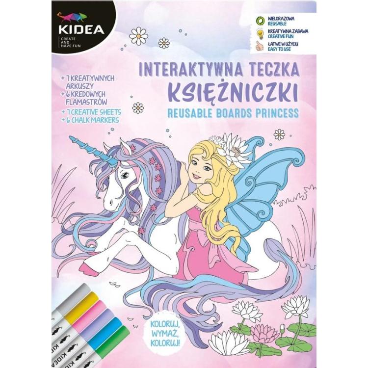 Teczka interaktywna księżniczki KIDEA