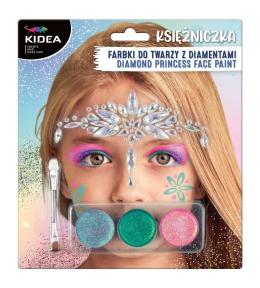 Farbki do twarzy Księżniczka z diamentami KIDEA
