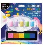 Stempelki cieniujące z szablonami KIDEA