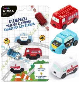 Stempelki Pojazdy alarmowe 3szt. KIDEA
