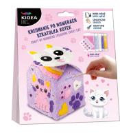 Kreowanie po numerach szkatułka kotek KIDEA